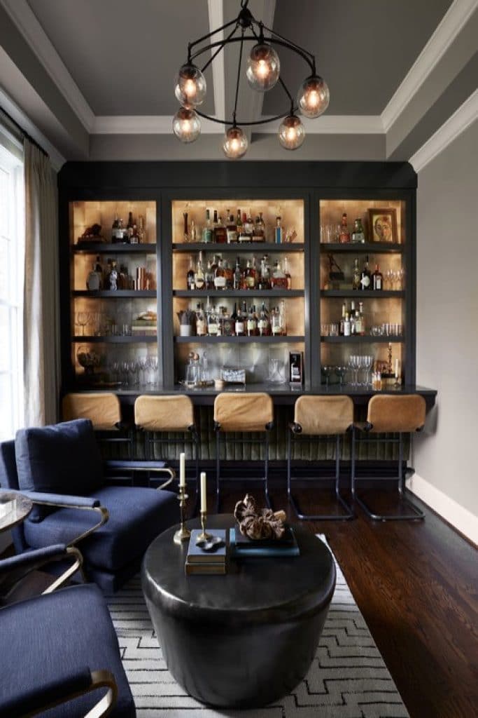 belmont hillsboro bourbon bar sara ray interior design - 152 Wet Bar Ideas for Inspiration to Transform Your Space - HandyMan.Guide - Wet Bar Ideas