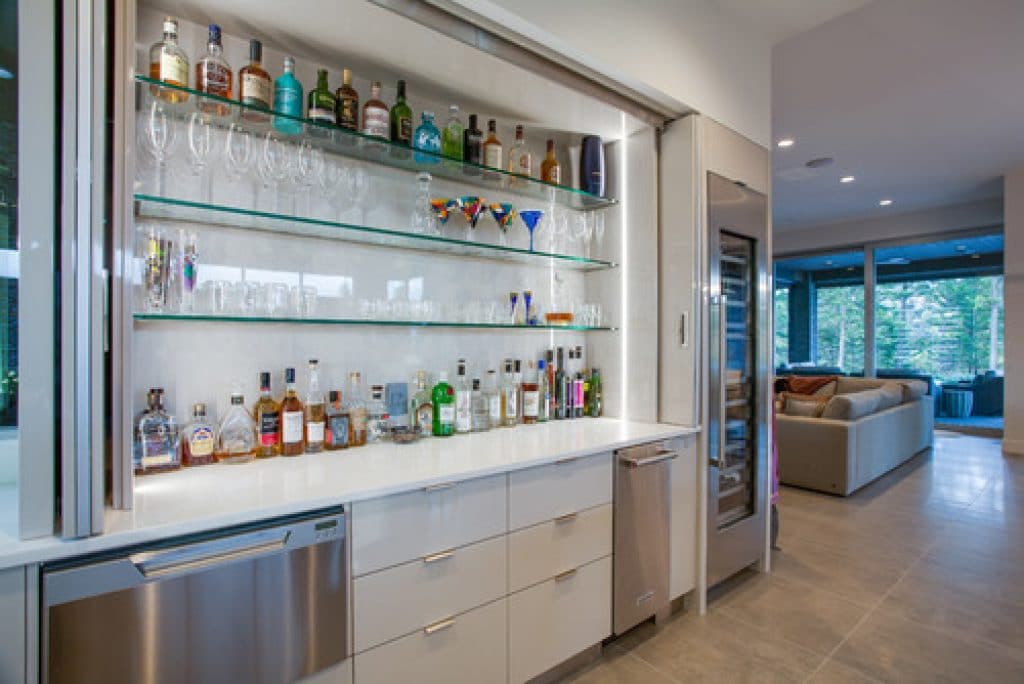 gold tommie award winner 2017 private residence norelco cabinets ltd - 152 Wet Bar Ideas for Inspiration to Transform Your Space - HandyMan.Guide - Wet Bar Ideas