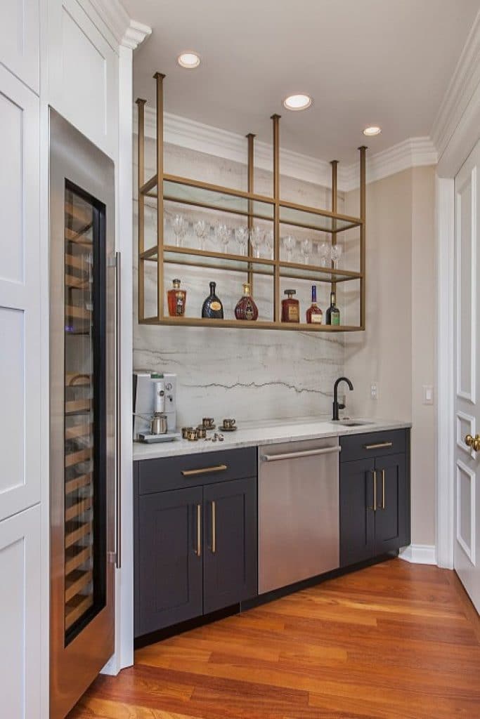 grosse pointe farms custom kitchen remodel mainstreet design build - 152 Wet Bar Ideas for Inspiration to Transform Your Space - HandyMan.Guide - Wet Bar Ideas