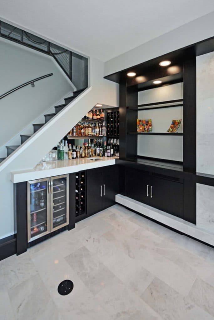 lakewood condo modern smart homes - 152 Wet Bar Ideas for Inspiration to Transform Your Space - HandyMan.Guide - Wet Bar Ideas