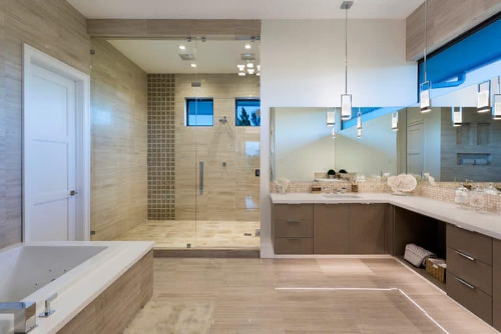 modern luxury in southwest ranches ibi designs - 152 Master Bathroom Ideas & Pictures to Transform Your Space - HandyMan.Guide - Master Bathroom Ideas