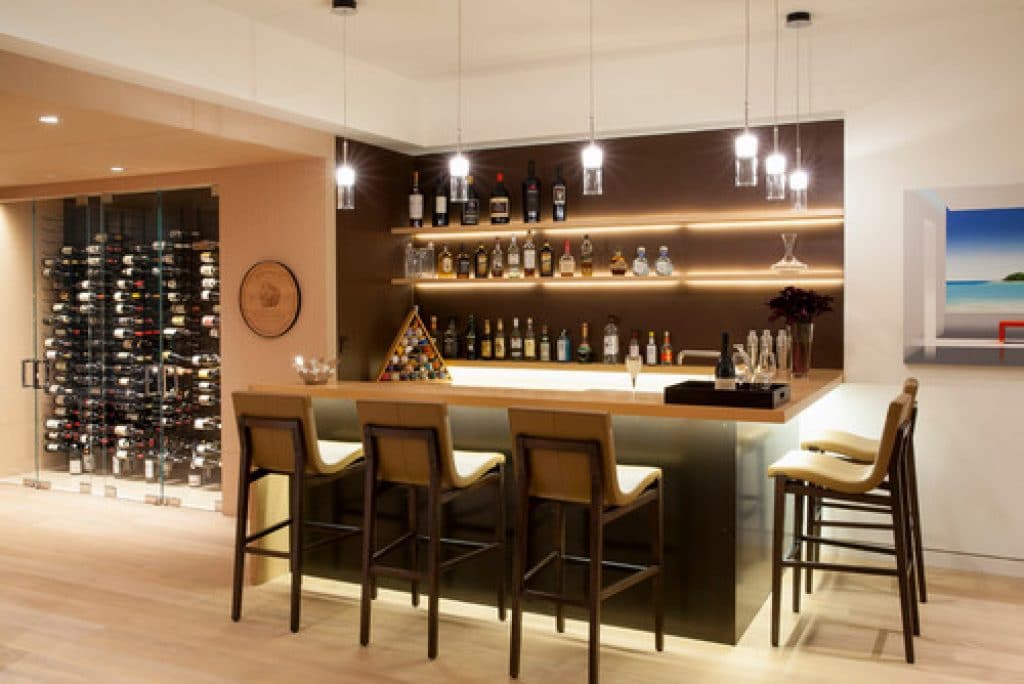 napoli residence abramson architects - 152 Wet Bar Ideas for Inspiration to Transform Your Space - HandyMan.Guide - Wet Bar Ideas