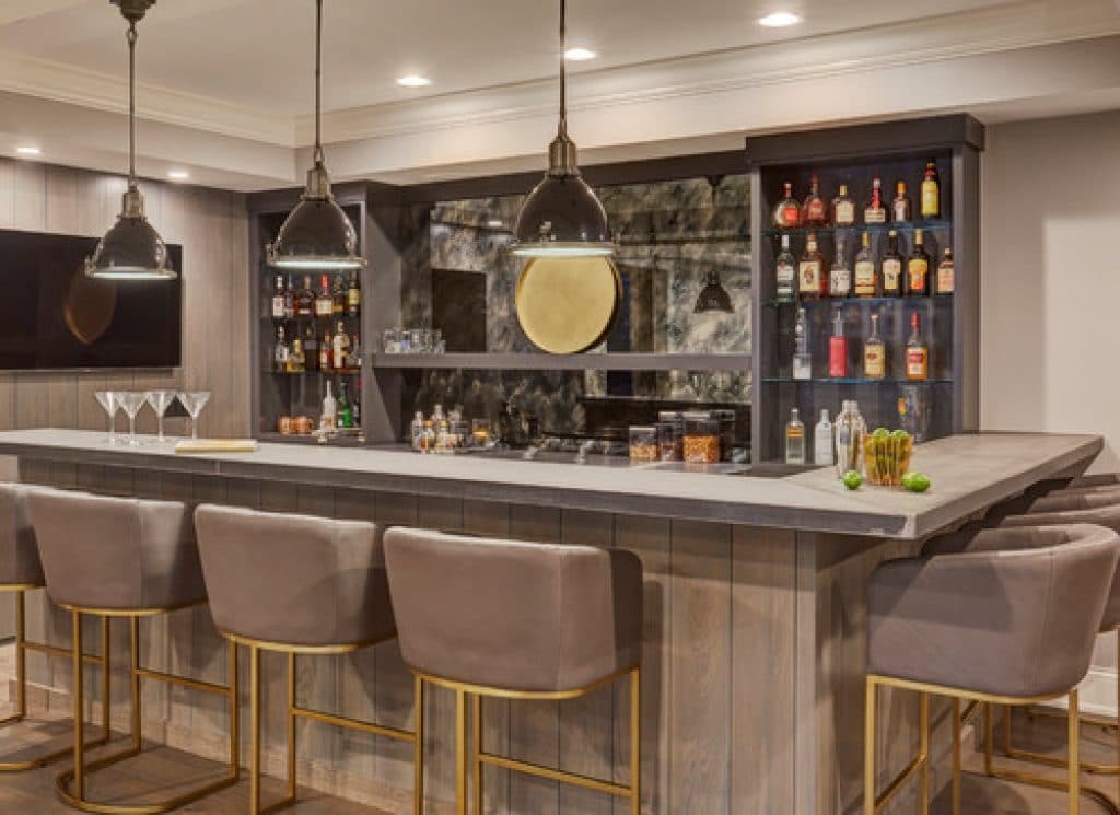 new construction in naperville il the kitchen studio of glen ellyn - 152 Wet Bar Ideas for Inspiration to Transform Your Space - HandyMan.Guide - Wet Bar Ideas
