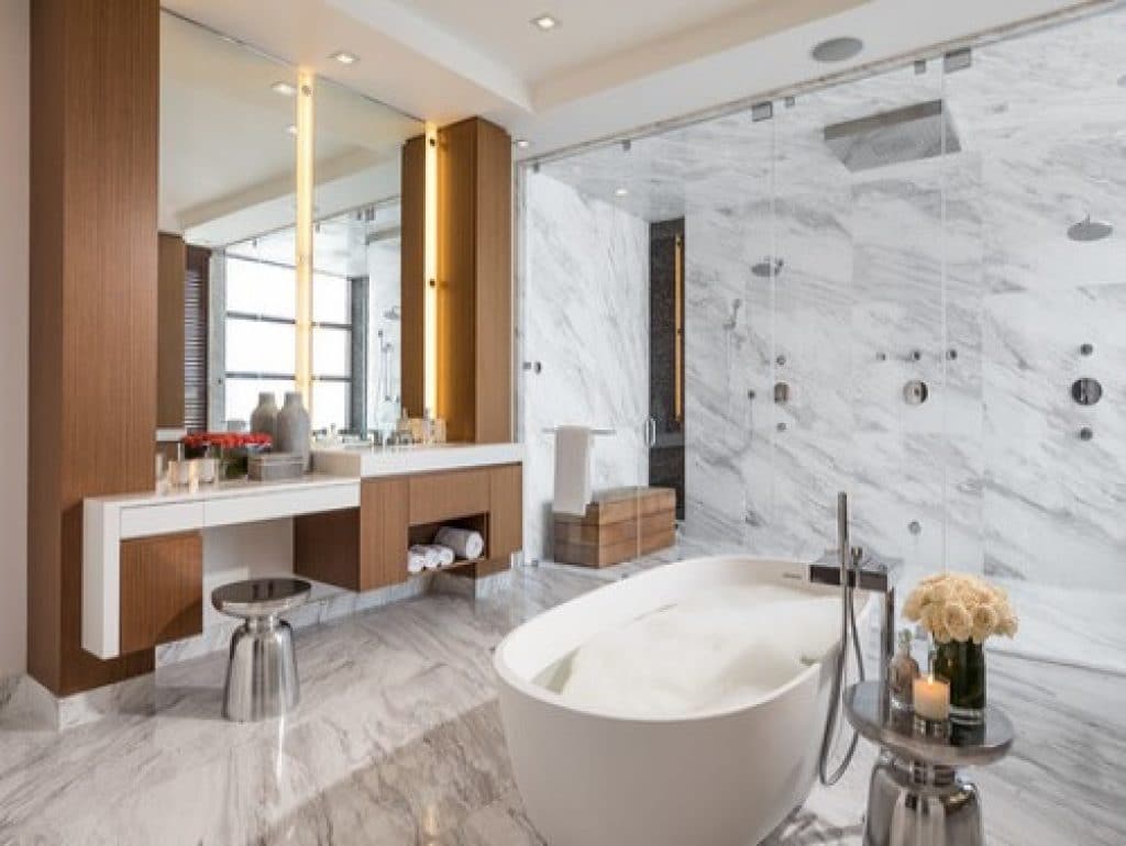 private residence equilibrium interior design inc - 152 Master Bathroom Ideas & Pictures to Transform Your Space - HandyMan.Guide - Master Bathroom Ideas