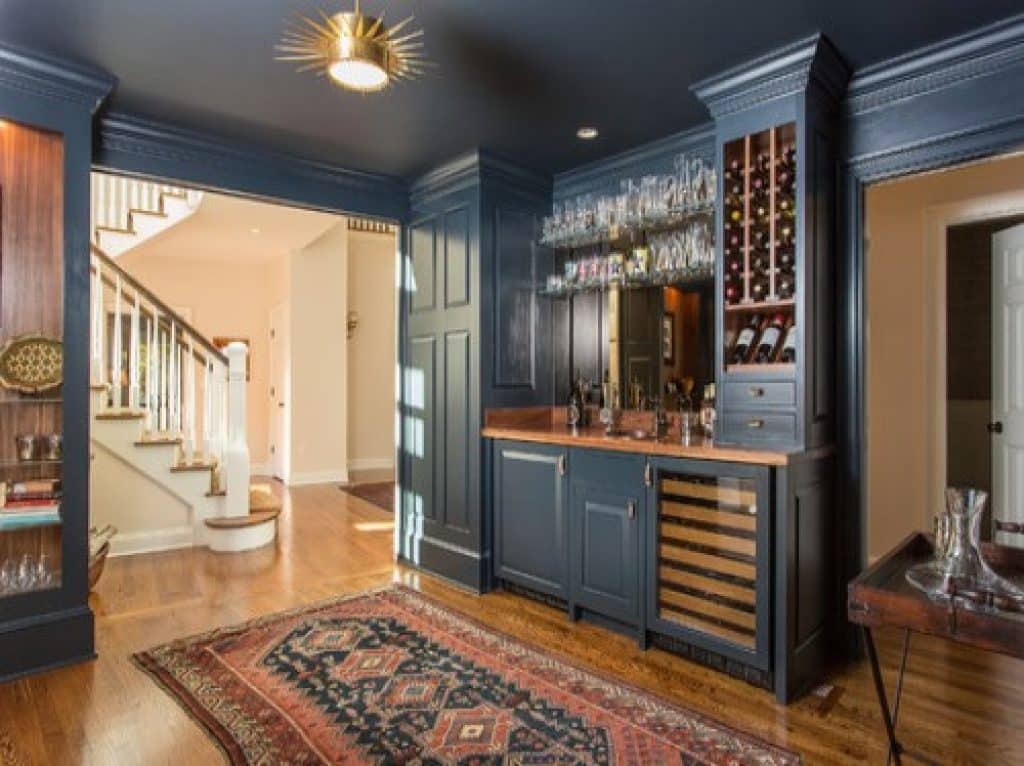 ranch renovation donald william fairbanks architect p c - 152 Wet Bar Ideas for Inspiration to Transform Your Space - HandyMan.Guide - Wet Bar Ideas