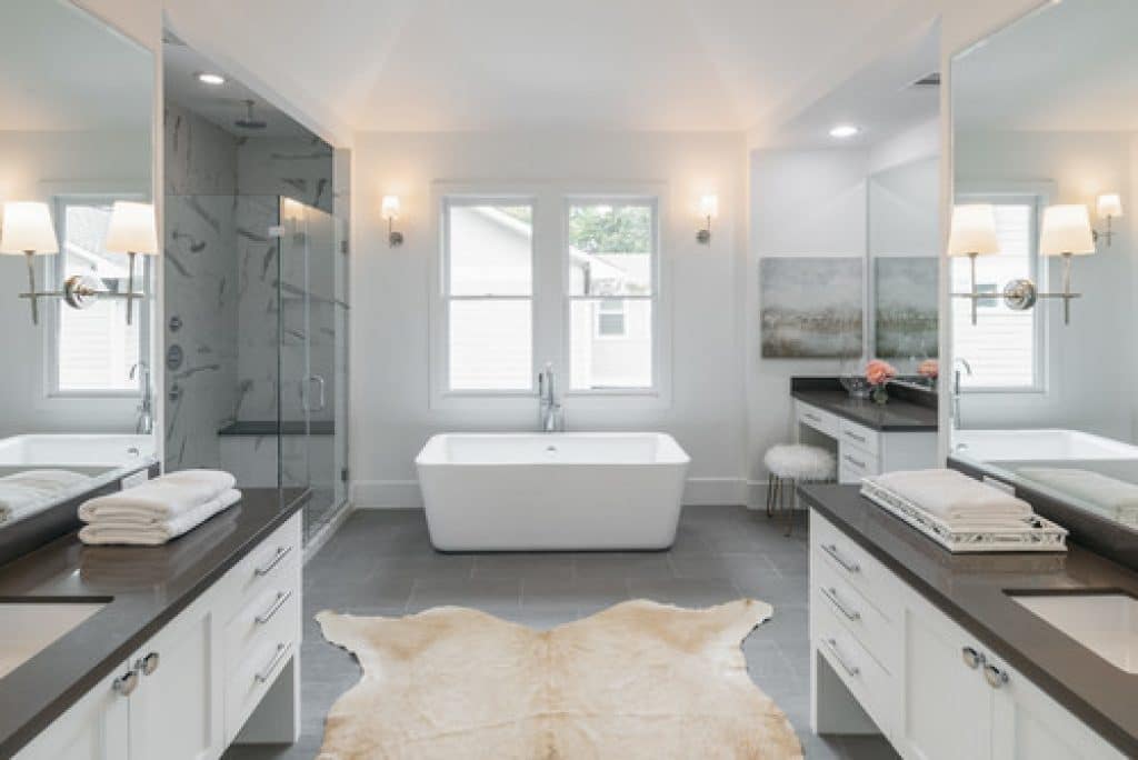 whitestone builders gardenia craftsman transitional aspire fine homes - 152 Master Bathroom Ideas & Pictures to Transform Your Space - HandyMan.Guide - Master Bathroom Ideas
