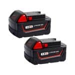 2Pack 4.0Ah 18 Volt Replacement Battery for Milwaukee 18V