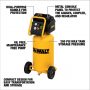 DEWALT D55168 225 PSI 15 Gallon 120-Volt Electric Wheeled Portable Workshop Compressor