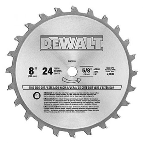 DeWALT DW7670 8-Inch Stacked Dado Set
