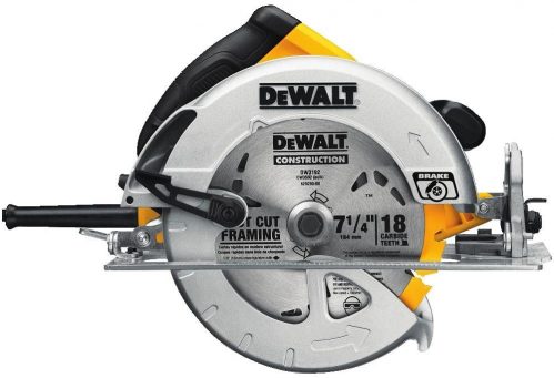 DEWALT 7-1/4-Inch Circular Saw with Electric Brake, 15-Amp (DWE575SB)