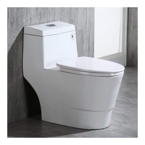 WOODBRIDGE Dual-Flush One-Piece Toilet